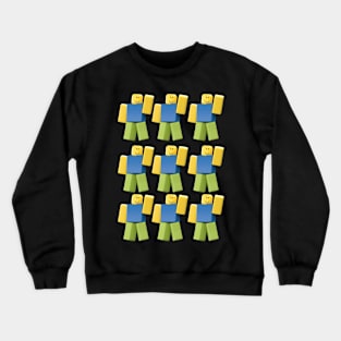 Roblox  Aesthetic Noob T-Pose Respawn Default Character Crewneck Sweatshirt